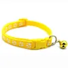 1.0 Coloque de huella Pet Path Patch Dog Collar Single With Bell Bell Fácil de encontrar las correas de correa ajustable 19-32cm233o295e2130