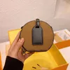 5a kwaliteit echte lederen cosmetische tassen mini -ontwerper handtassen boite chapeau modemerk portemonnee bags29024