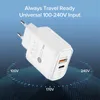 PD 20W USB C 충전기 iPhone 13 12Pro Max Huawei Xiaomi Fast Phone Charger Wall Charger Adapter QC 3.0 EU/US/UK 플러그