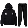 2023 Fashion High Street Brand Essentialsweater Tracksuits Tops Pants Two-piece Set Thread Chest Print Men's and Women's Hoodies Sweater