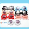 16 ألوان لطيف زهرة مستديرة أطفال الأطفال نظارات UV400 نظارات الأزهار صبي فتاة جميل الطفل نظارات شمسية