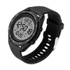 Armbanduhren Sportuhren für Männer 50M Wasserdicht Dual Time Countdown-Armbanduhr Digitaluhr Schrittzähler Uhr Relogio MasculinoWristwatche