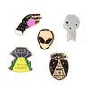 Broches Broches Haute Qualité Main Alien Mode Broche Vaisseau Spatial Badge Bijoux JE VEUX CROIRE Bon Ami Cadeau WholesalePins