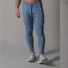 Męskie spodnie dresowe menu bawełniany szczupły jogging Niewidzialny kieszeń męski na siłowni fitness sportowy moda zamek błyskawiczne kulturystyka