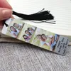 Personlig PO med Tassel Custom Picture Mothers Graved Bookmark Reader Gift till sin 220711