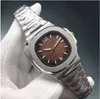 8 Farben Hochwertige Uhren 7118 Asiatische 2814 Mechanische Automatik Herrenuhr Edelstahlarmband 35mm Wasserdichter Saphirspiegel236Z
