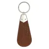 Keychains 1pcs 10cm 가죽 휴대용 신발 경적 신발 리프터 도구 전문 슬립 슈트 키 홀더