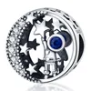 Nova série S925 Sterling Silver Astronaut Series Sparkling BEAD ORIGINAL FIT PANDORA CHARM ACESSÓRIOS CLÁSSICOS