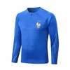 2022-23 Euro Engeland Frankrijk voetbal Tracksuit Jong Memphis de Ligt Men Football Training Pak Virgil Promes Sporting Mens Sweat TRA197C