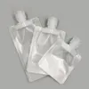 Stehende transparente Kosmetikverpackungsflaschen und -beutel, transparenter Lotin-Shampoo-Aufbewahrungsbeutel für Outdoor-Reisemedizin, Flüssigkeitsblutbehälter