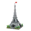 3585pcs World Architecture Model Bloków budulcowych Paris Eiffel Tower Diamond Micro Construct