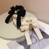 Acessórios de Cabelo Coreano Simples e Limpo Senhora Temperamento Doce Bow Streamer Cabelo Cabelo All-Match Head Ring Headwear Feminino