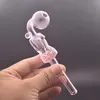 Einzigartige Rauchpfeifen Sexy Girl Form Glas Ölbrenner Rohr 14 cm Länge 30 mm Kugel Dicke Pyrex Hand Stroh Öl Nagel Glaspfeife Bong Shisha