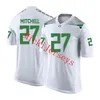 Xflsp 2022 College Custom Oregon Ducks Stitched Football Jersey 10 Justin Herbert 13 Dillon Mitchell 27 Jacob Breeland 35 Troy Dye 11 Justin Hollins