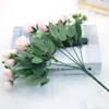 Decorative Flowers & Wreaths The 1 Bunch Of 13 Artificial Peony Tea Roses Camellia Silk Fake Flower Floral Art Can Be Used For DIY Home Gard