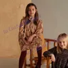 Vestiti da ragazza Ragazze vestono BP One Piece Primavera Autunno Paisley Velluto a coste Grembiule Manica lunga Bambini Vestiti per bambini per