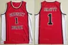 Men Movie Movie Sunset Park 1 Shawty Basketball Jersey Red Команда Цвет