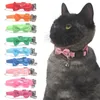 Cat Grooming Pet Supplies Decoratieve Bogen Nylon Bells Collars Kat Accessoires