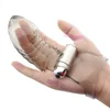 Silicone Vibrant Finger Sleeve Intimate sexy Products Vaginal Clitoris Stimulation Massager Bullet Vibrators For Women