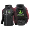 Men's Hoodies Men's & Sweatshirts Latest Hoodie Men's 2022 HERBALIFE NUTRITION Long Sleeve Slim Zipper RacingSuit Men Sweatshirt