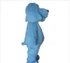 Stage Fursuit Blue Dog Mascot Costuums Carnival Hallowen Gifts Unisex volwassenen Fancy Party Games Outfit Holiday Celebration Catoon Character Outfits