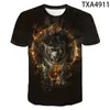 Tiger 3d T Shirt Men Komaniather Summer Fashion Fashion Print Animal Tshirt Cool Tops Tees Boy Girl Kids Odzież 220607