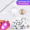 Strings Luzes de corda 10m RGB Christmas Light Holiday Colorful Led for Garden Wedding Party Decorateded