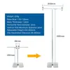 Adjustable Display Height Stainless Steel Poster Clip Promotion Sign Holder Sales Cardboard Display Racks Stand