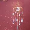 WarmHut Crystal Rainbow Suncatchers Glass Pendant Hanging Ornament Prism Ball Sun Catcher Window Maker for Car Home Garden Decor 220407