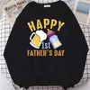 Women's Hoodies & Sweatshirts Happy First Father's Day Sweatshirt Women Fashion Clothing Cartoon Streetwear Funny Father Lovers Gift Hoo