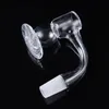 Raucherzubehör Nahtlose, vollständig geschweißte Quarz-Banger-Nägel, abgeschrägte Kante mit Ball-Eimer-Mixer-Spin 10-mm-14-mm-Gelenk für DAB-Rig-Glasbongs Großhandel FWQB16