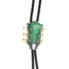 Nœuds papillons Produits Country Guitar Head Bolo Tie Cravate pour hommes et femmes American Western Cowboy TieBow