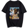 Rapper playboi carti grafisk mode tryckt t -shirt män skjorta kvinnlig tee skjorta hiphop tops överdimensionerade tees gotisk stil 90 -tal 220608