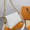 2022 أكياس مصمم الفضلات الصفراء crossbody سلسلة الكتف حقيبة كوس حقائب اليد الأزياء للأمام النساء أكياس رسالة أعلى جودة محفظة محفظة