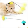 Cat Toys Supplies Pet Home Garden Ll Practical Products Wholesale Cats Self Hi Collar Neck Toy Spring Tease Sti Dhyvr