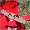 Mens Womens Belt Luxurys Designers Cowskin Belts For Women Fashion Waistband Cintura Ceinture Big Letter Buckle Belt 3.0cm 22022162063