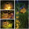 Solar Led Casting Light Garden Outdoor Waterproof Landscape Kettle Lighting Decor Hollow Water Sprayer Projection Lamp J220531