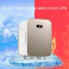 Мини -холодильник 13,5 л банки Портативный личный маленький холодильник Compact Cooler и теплее для продовольственной спальни общежитие Office Car H220510