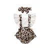 Citgeett Summer 2PCS Infant Baby Girl Leopard Romper Combinaison Vêtements Tenues Imprimer Mignon Été 0-24M 220525