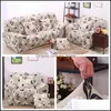 MTI Funktion All-Inclusive Sofa ERS 4 Size Elastic ER Fabric Retro Colors Printing Home Decor YL0184 Drop Delivery 2021 Stol Sashes Texti