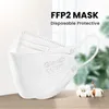 Faca em forma de peixe molde kN95 máscara de máscara Proteção à prova de poeira Duas de poeira dupla derretida 3D adulto estéreo