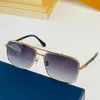 Fashion Versatile Sunglasses Z1205 Luxury Brand With Logo Square Lens Unique Design Spiral Temples Mens Womens Daily Casual Glasses