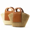 Borse da sera Bohemien Corda di carta intrecciata Borsa a cesto di paglia Designer di lusso Rattan Beach Bali Travel Tote Shopper per donna 2022 220507