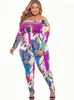 レディースプラスサイズのパンツ女性用ストリートウェアジャンプスーツ肩から長い卸売バルクドロップウーマンのためのロングスーツ