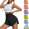 Womens Workout Sweat Shorts Elastic High Waisted Running Shorts Casual Athletic Shorts for Gym Quick-Dry Workout Short Pants Y220417