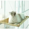 Gato pendurado camas confortável janela assento monte destacável pet hammock tapetes de esteira assentos para gatinhos gatinho rolamento 35 kg 220323