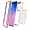 360 Custodie per cellulari con paraurti per Samsung Galaxy A22 5G A02S A03S A12 A02 A32 A52 A72 S21 FE Custodia rigida per PC resistente Defender Custodia in cristallo Custodia protettiva in acrilico D1