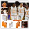Xflsp College Custom Tennessee Volunteers Stitched College Basketball Jersey 10 John Fulkerson 32 Handje Tamba 34 Cole Morris 35 Brock Jancek21 Kent