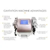 Équipement de beauté multifonctionnel professionnel RF Lipo Laser Cavitation Ultrasonic Vacuum Slimming 40K Body Laser Facial Radiofréquence Machine