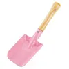 20cm Wood Handle Mini Iron Shovel Colorful Potted Soil Loosening Trowel Multifunctional Household Spade Durable Garden Tools